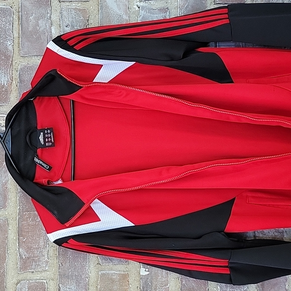 Red Adidas Zip-Up Jacket - Picture 7 of 7